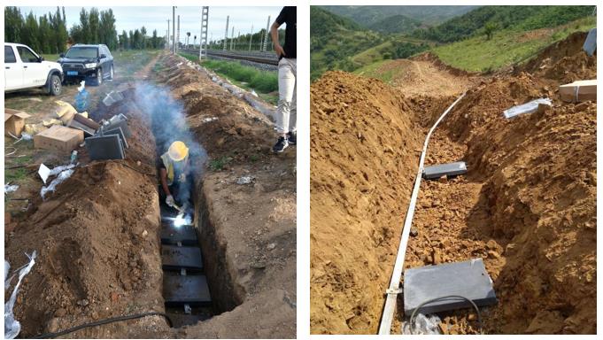ADF平板形接地模块施工